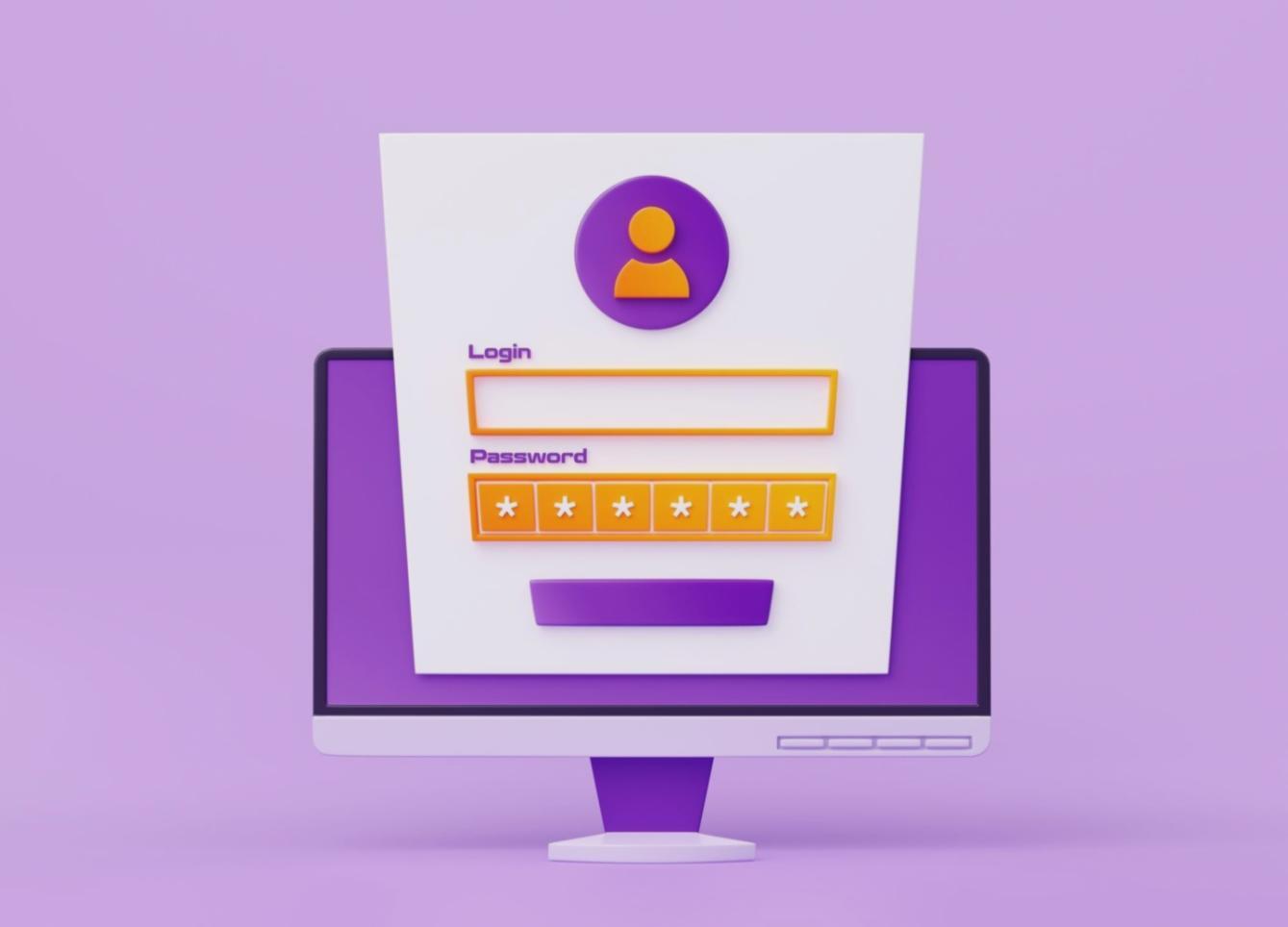 Person arbeitet konzentriert am Laptop mit Notizen und Schreibmaterialien